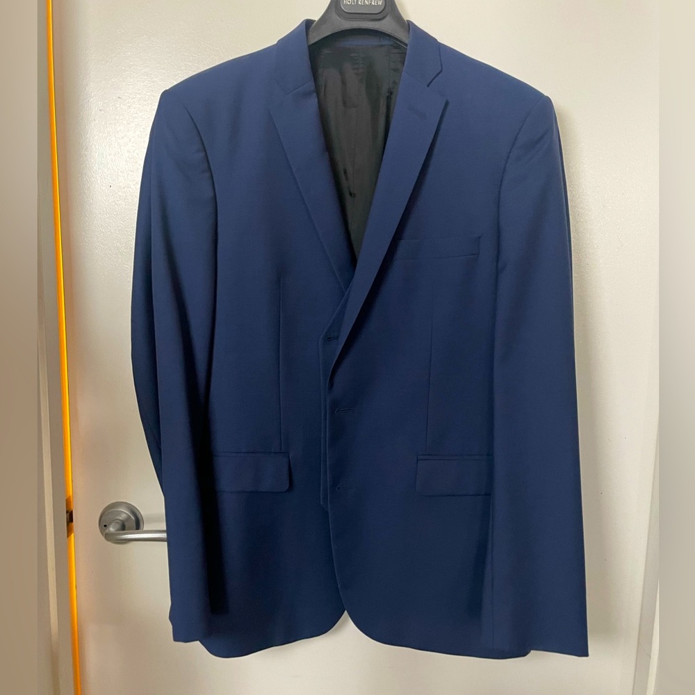 J Lindeberg Blue Blazer with matching vest size 50